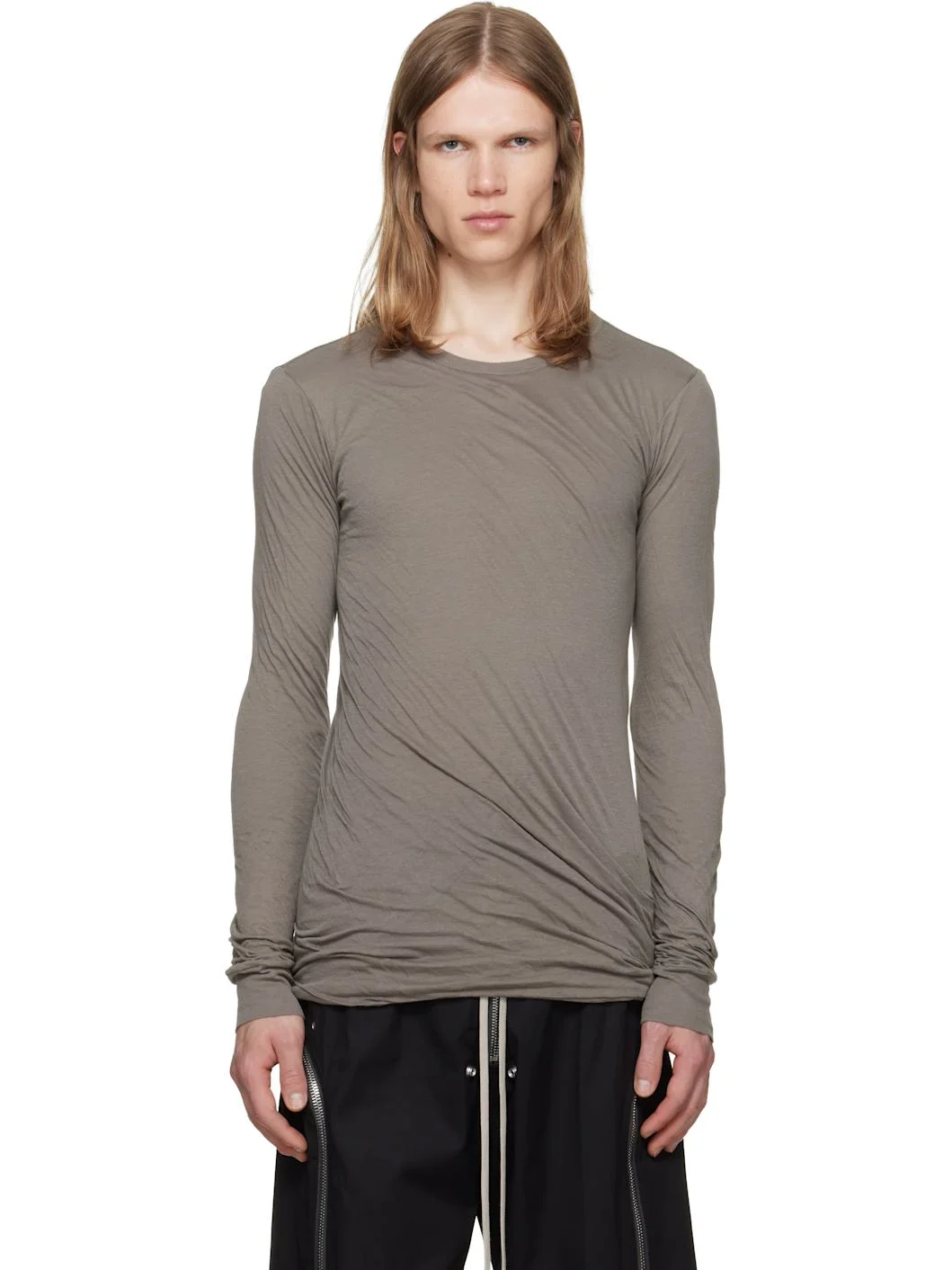 Gray Tower Double LS T-shirt - 1