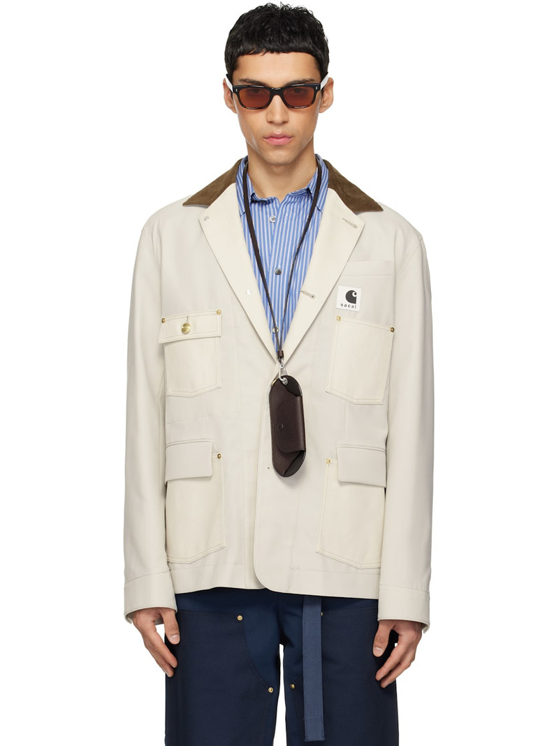 Off-White Carhartt WIP Edition Suiting & Duck Blazer 1