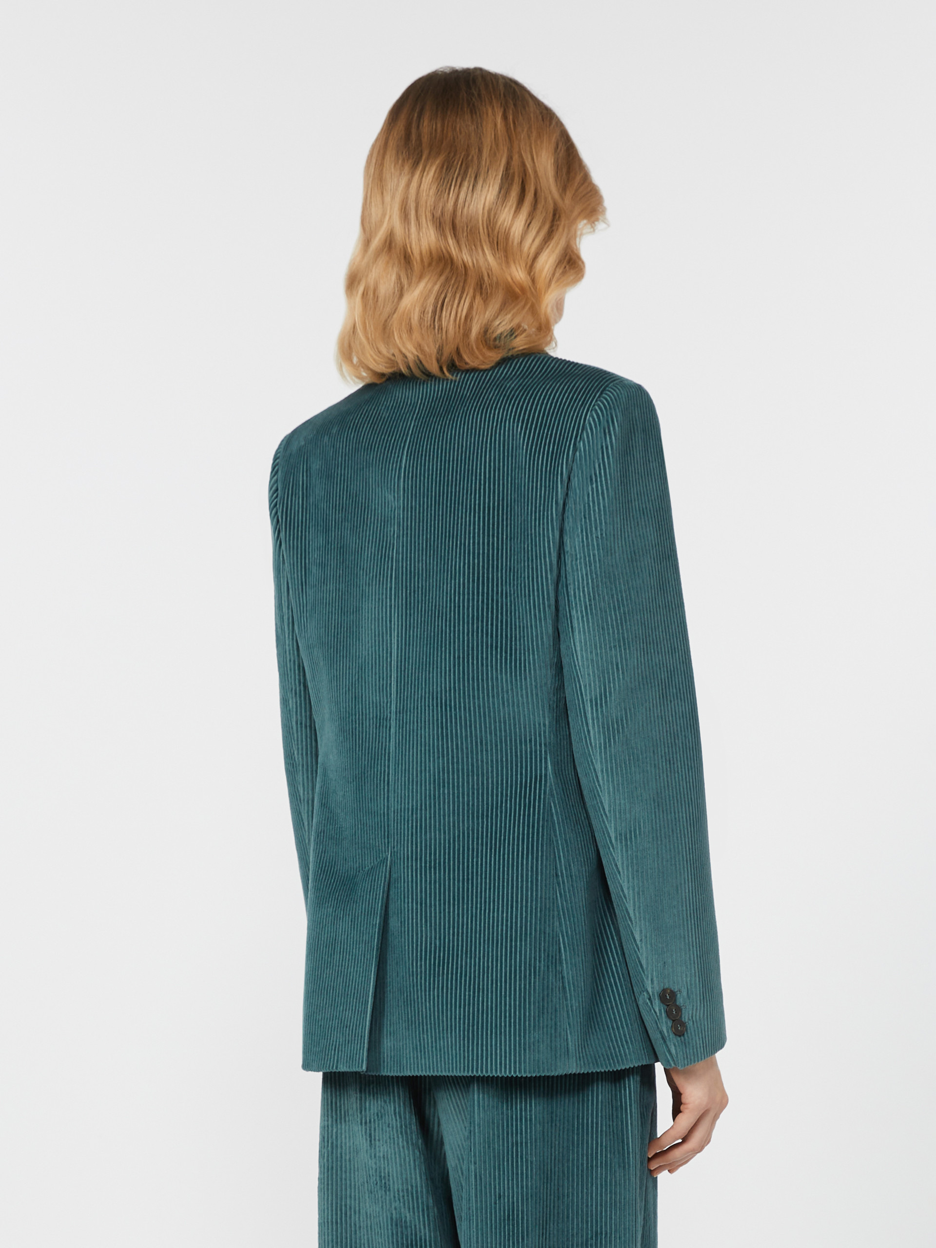 KATANGA Double-breasted velvet blazer - 4