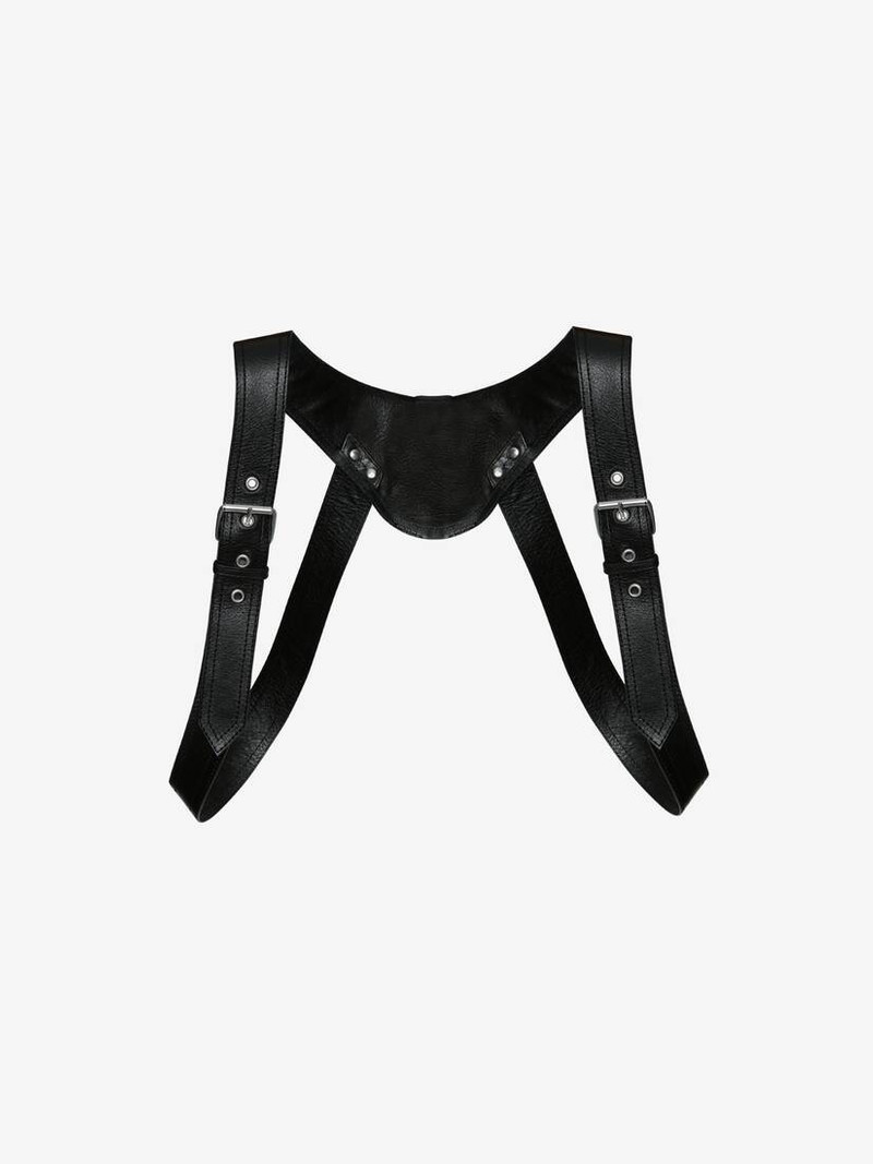 Leather Harness in Black 1