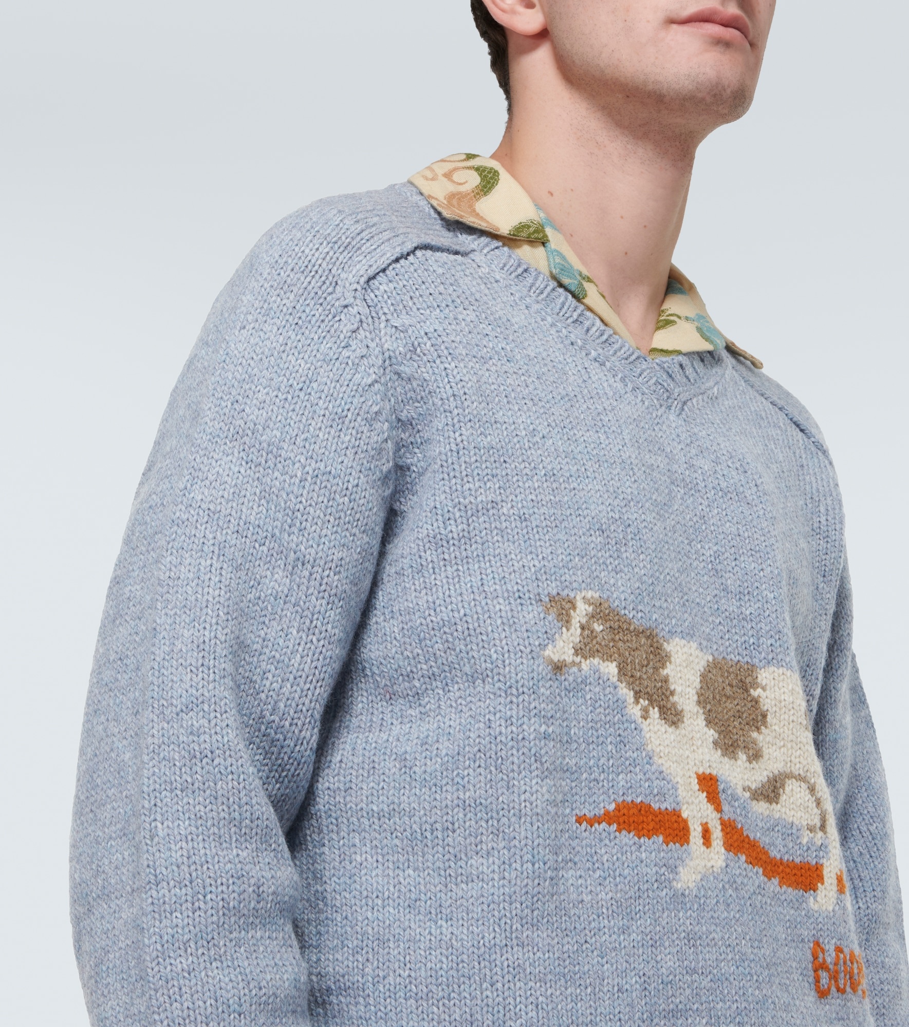 bode Cattle Sweater - Green 【公式通販】