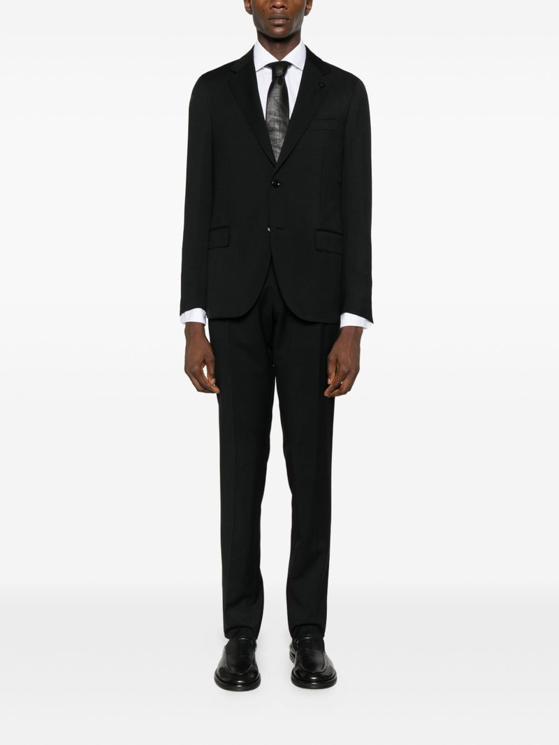 LARDINI notched-lapel suit outlook