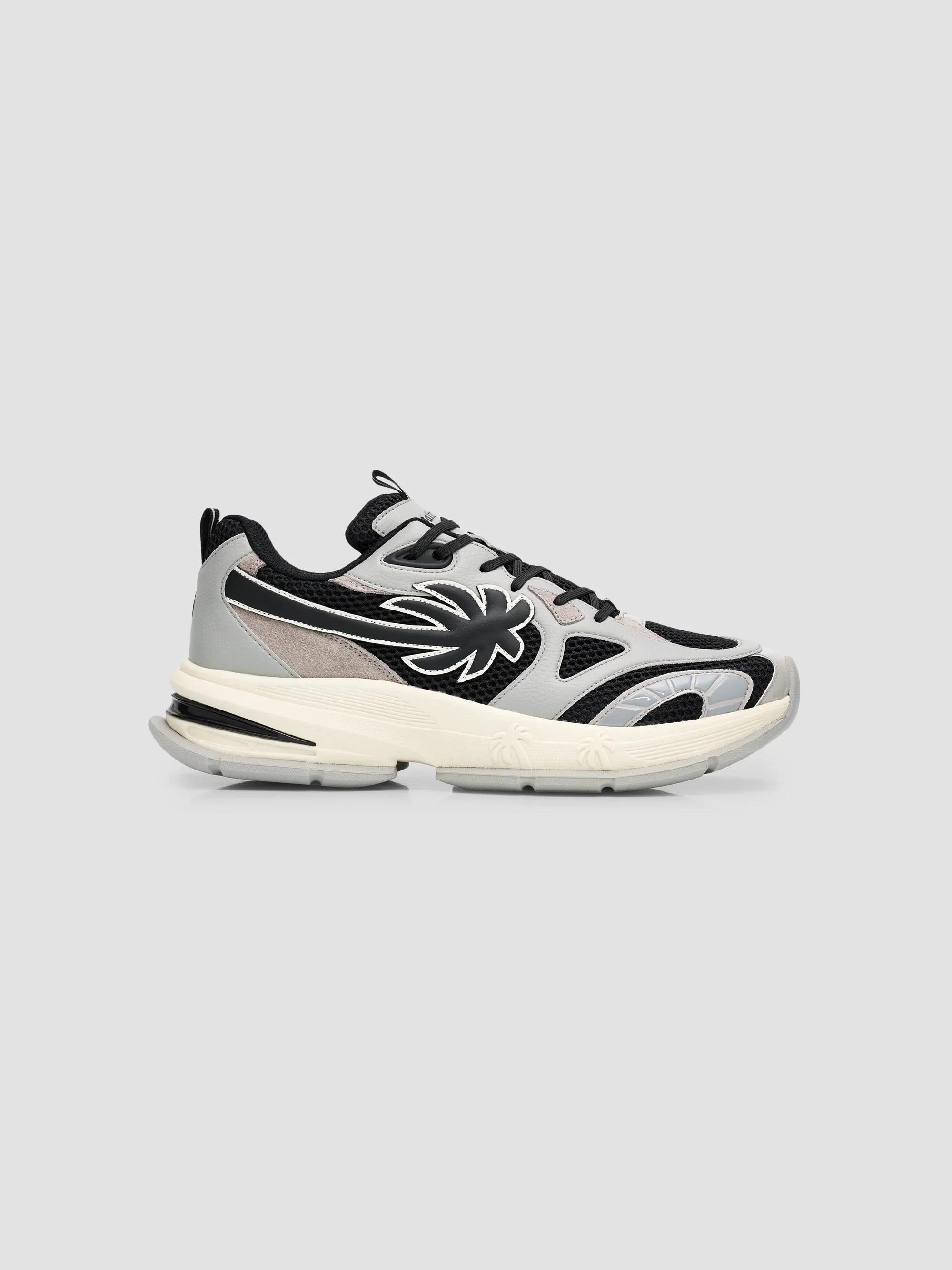 Men's Palm Runner Low-Top Sneakers - Black Grey - 1