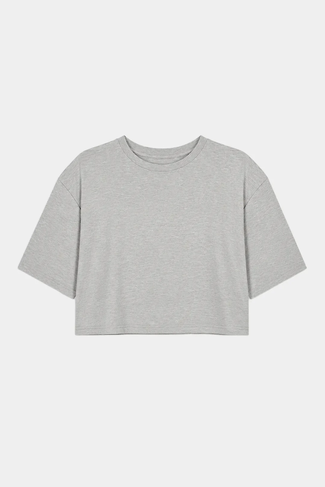 Djuna Oversized Crop Jersey Tee - 1