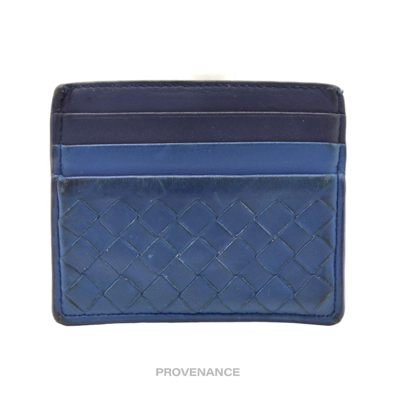 Bottega Veneta 6CC Card Wallet - Two-Tone Intrecciato - 1