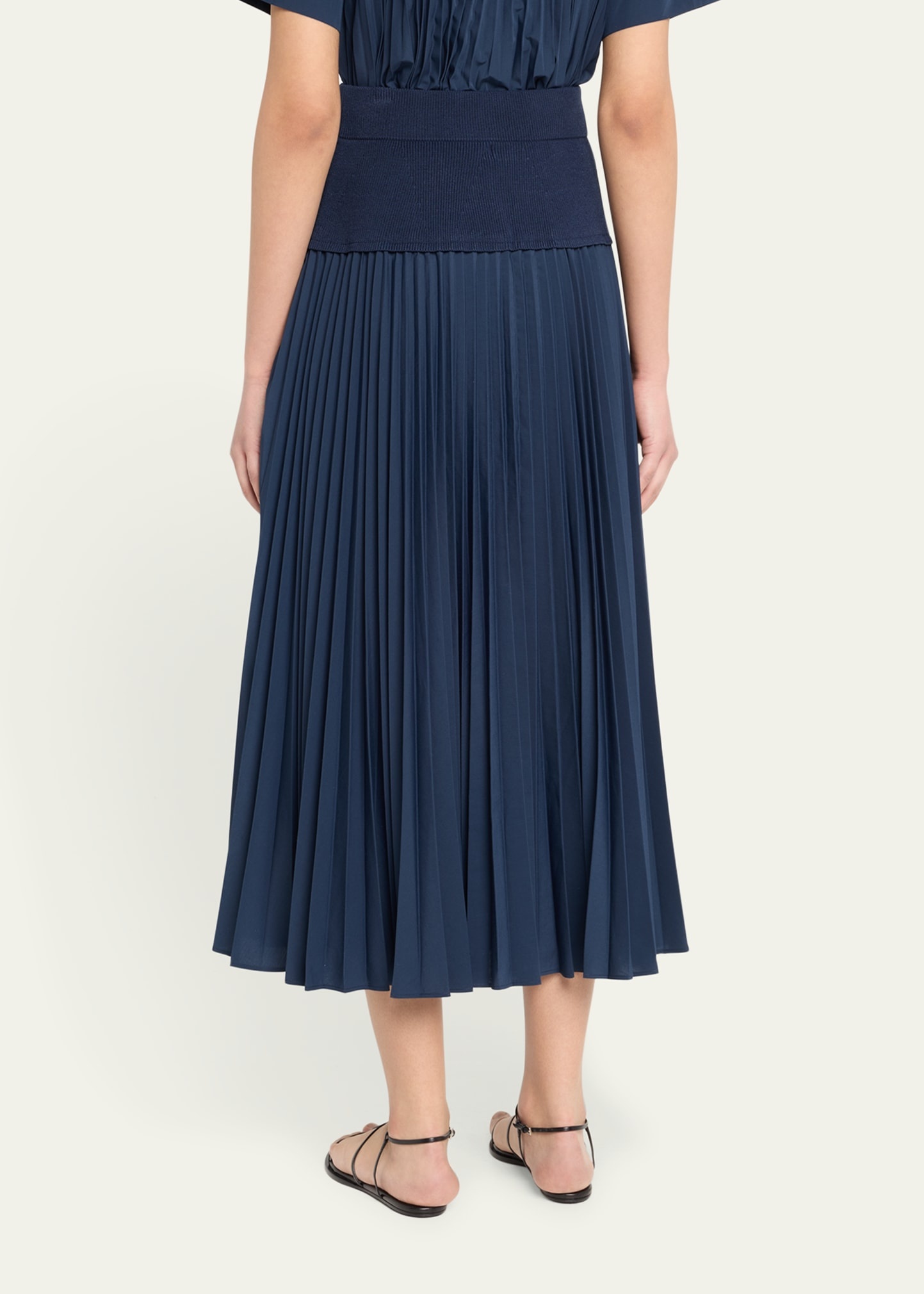 Stella Pleated Combo Skirt - 3