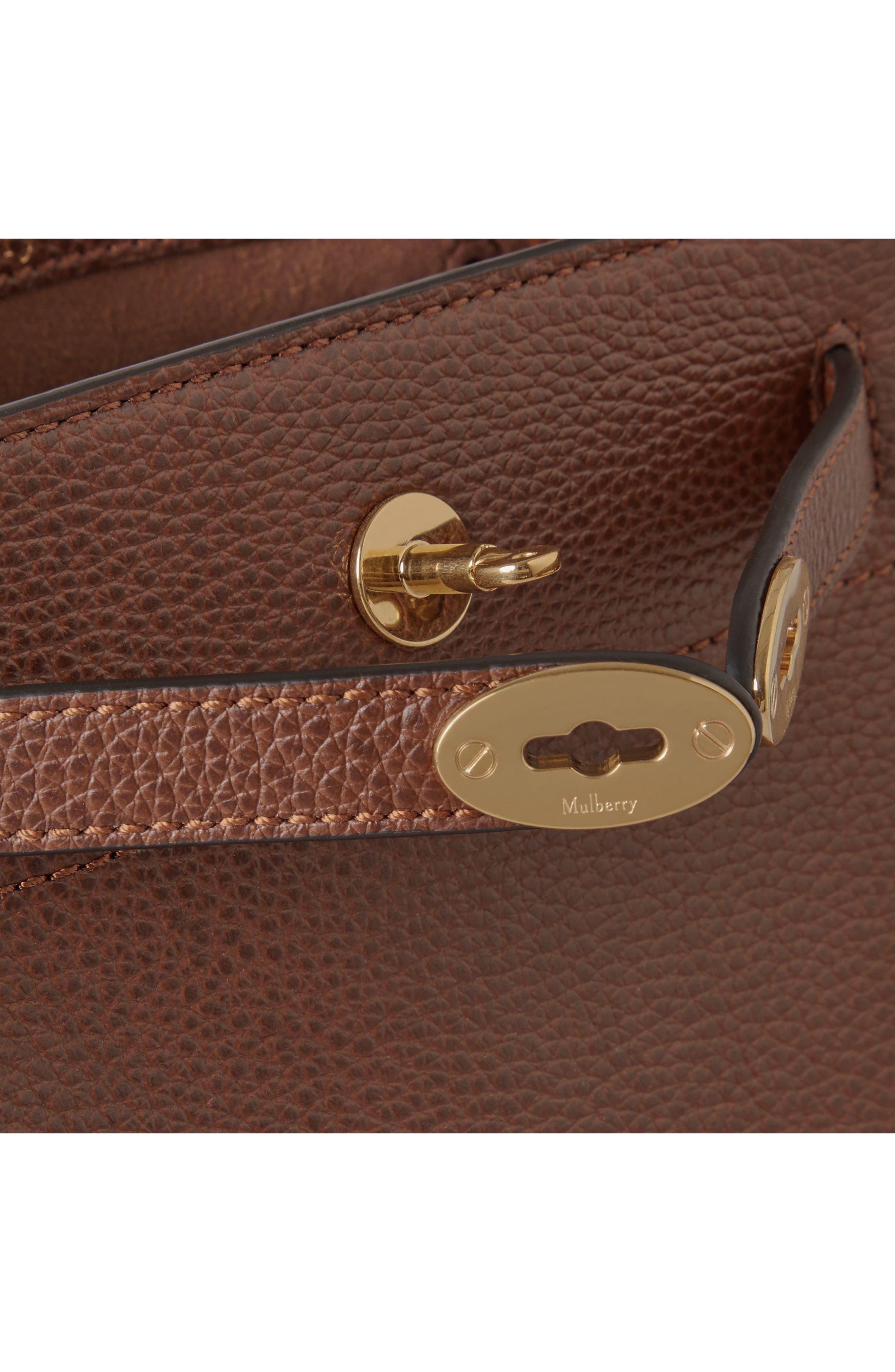 Mulberry Mini Islington Leather Bucket Bag in Oak at Nordstrom - 7