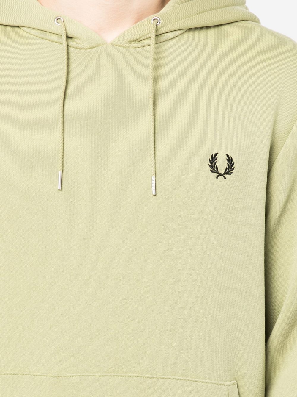 logo-embroidered hoodie - 5