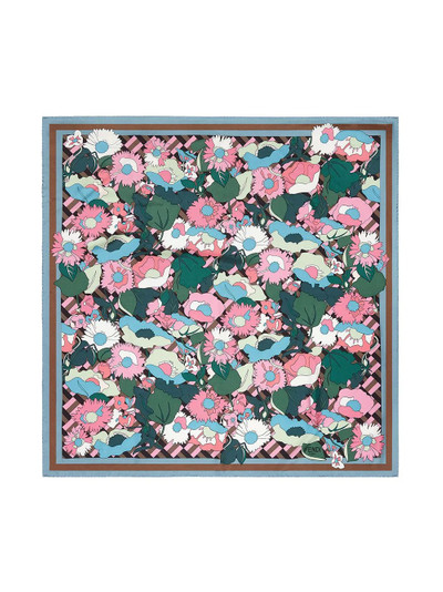 FENDI floral print silk foulard outlook