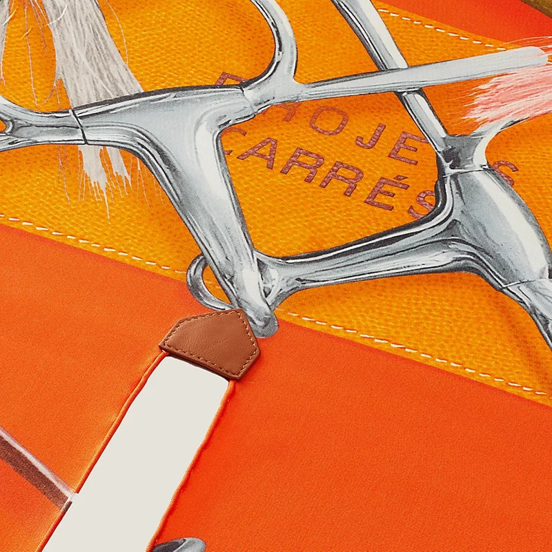 Hermès Projets Carres poncho outlook