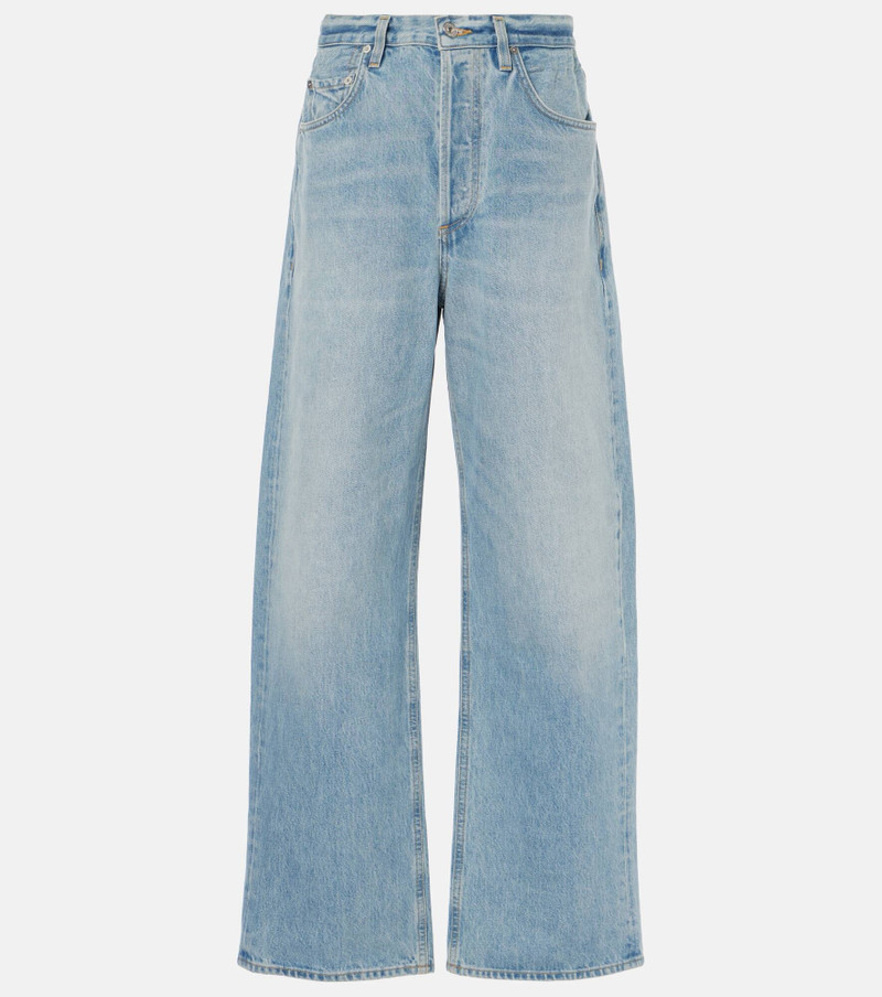 Gwendoline Scrunch high-rise wide-leg jeans - 1