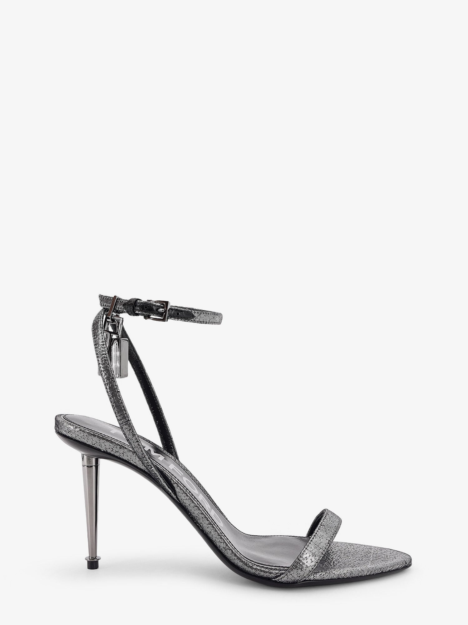 Tom Ford Laminated Leather Heeled Sandals - 1