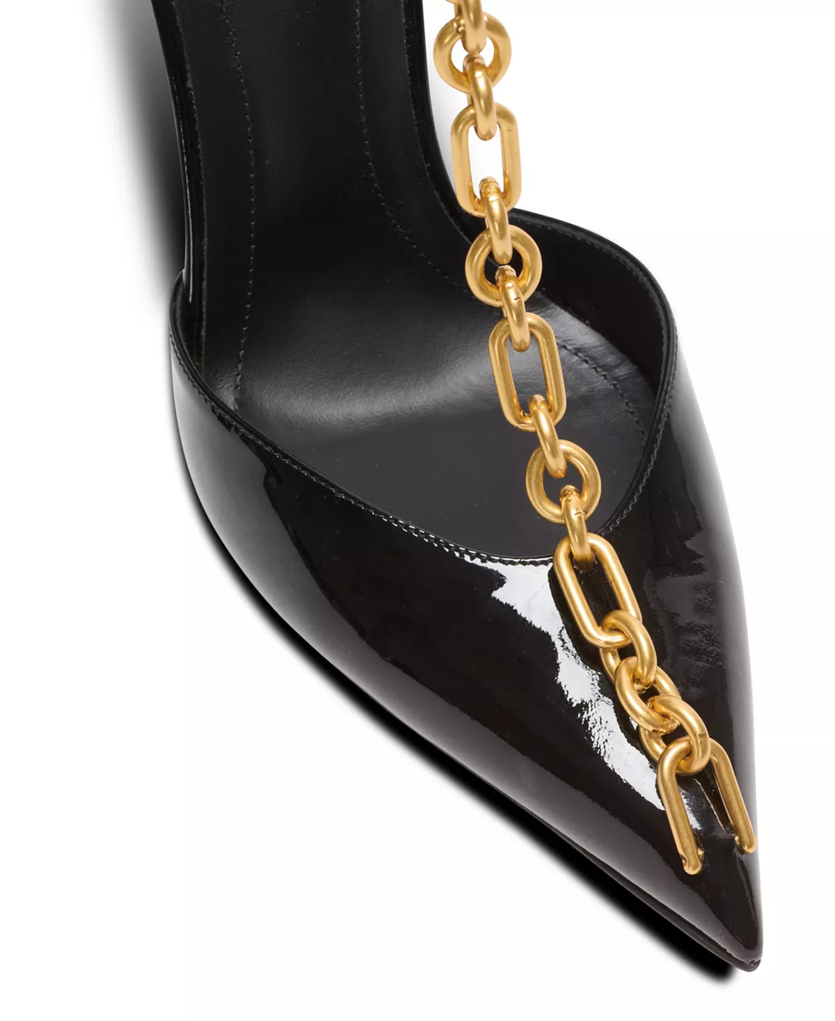 Women's Sync Patent Leather Stilettos with Pointed Toe Pumps - 5