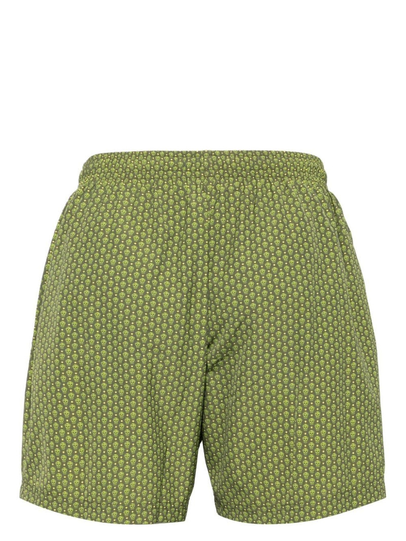 Alexander McQueen skull-print swim shorts outlook