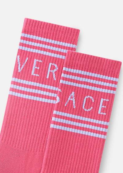 VERSACE 1990s' vintage logo socks outlook