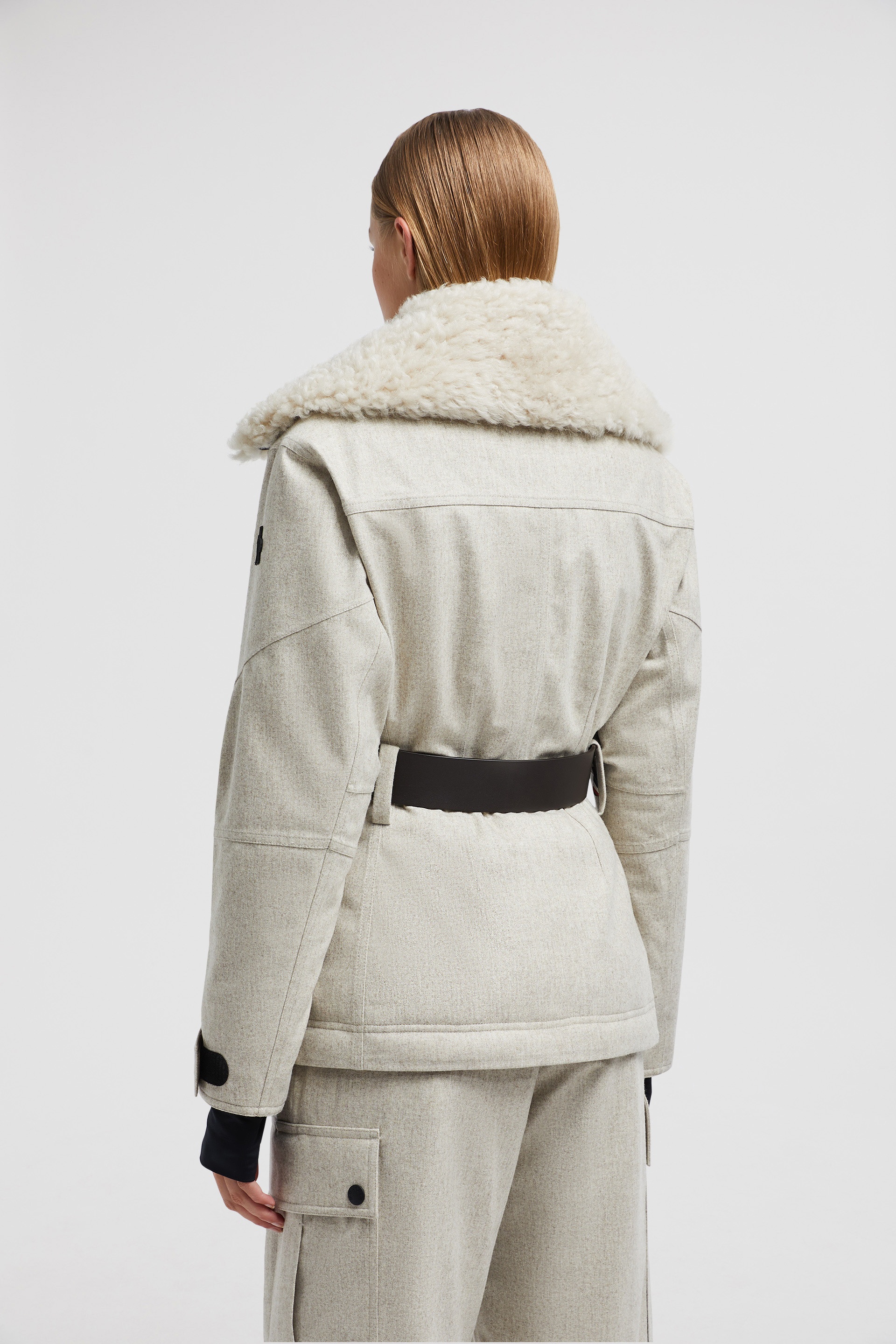 Valloire Shearling Short Down Jacket - 5