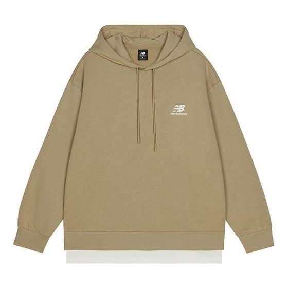 New Balance Logo Hoodie 'Khaki' AMT13341-HNA - 1