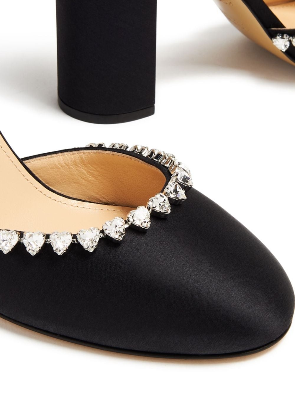 Audrey 95mm satin pumps - 4