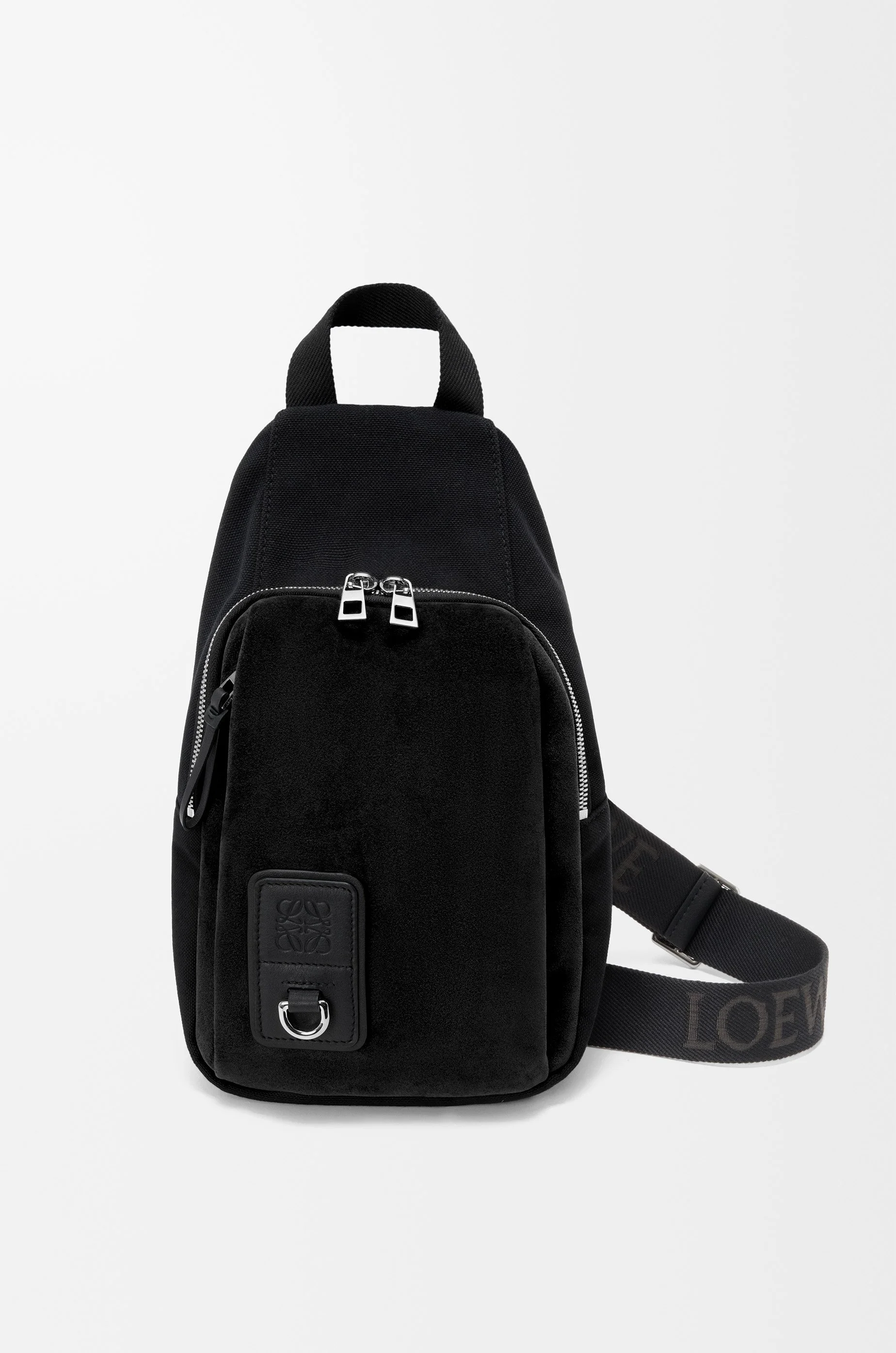 Flex sling in canvas and suede - 1