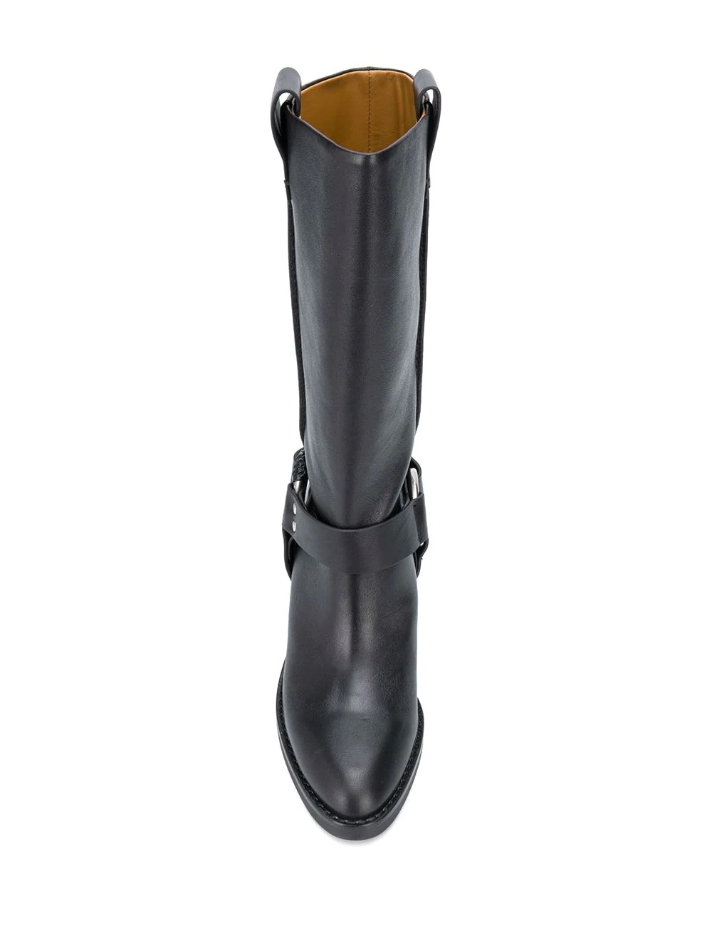 mid-calf buckled boots - 4