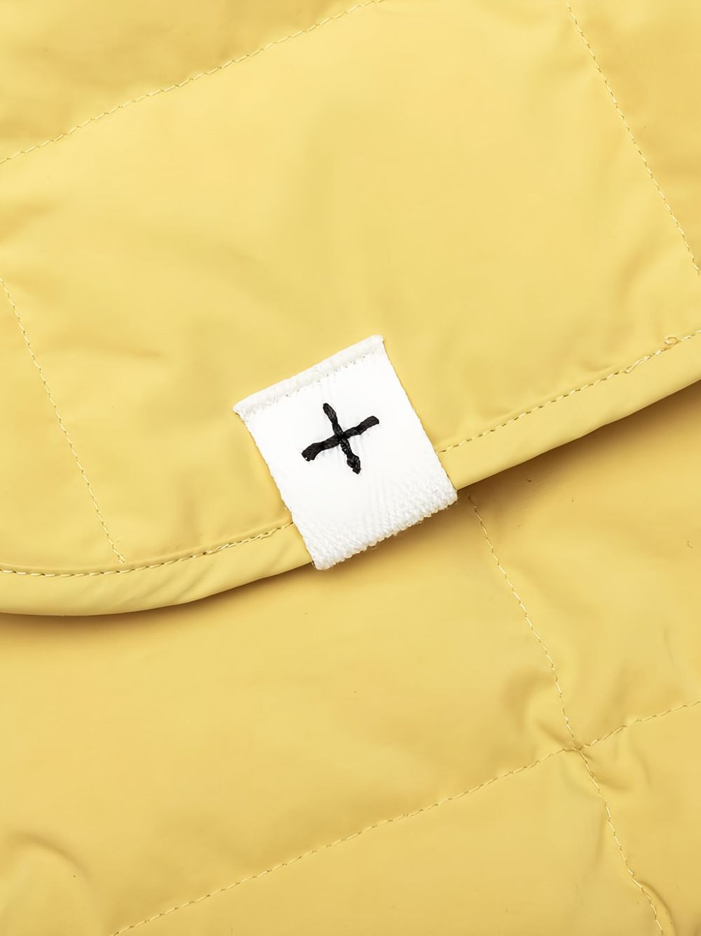 quilted button-fastening jacket - 5