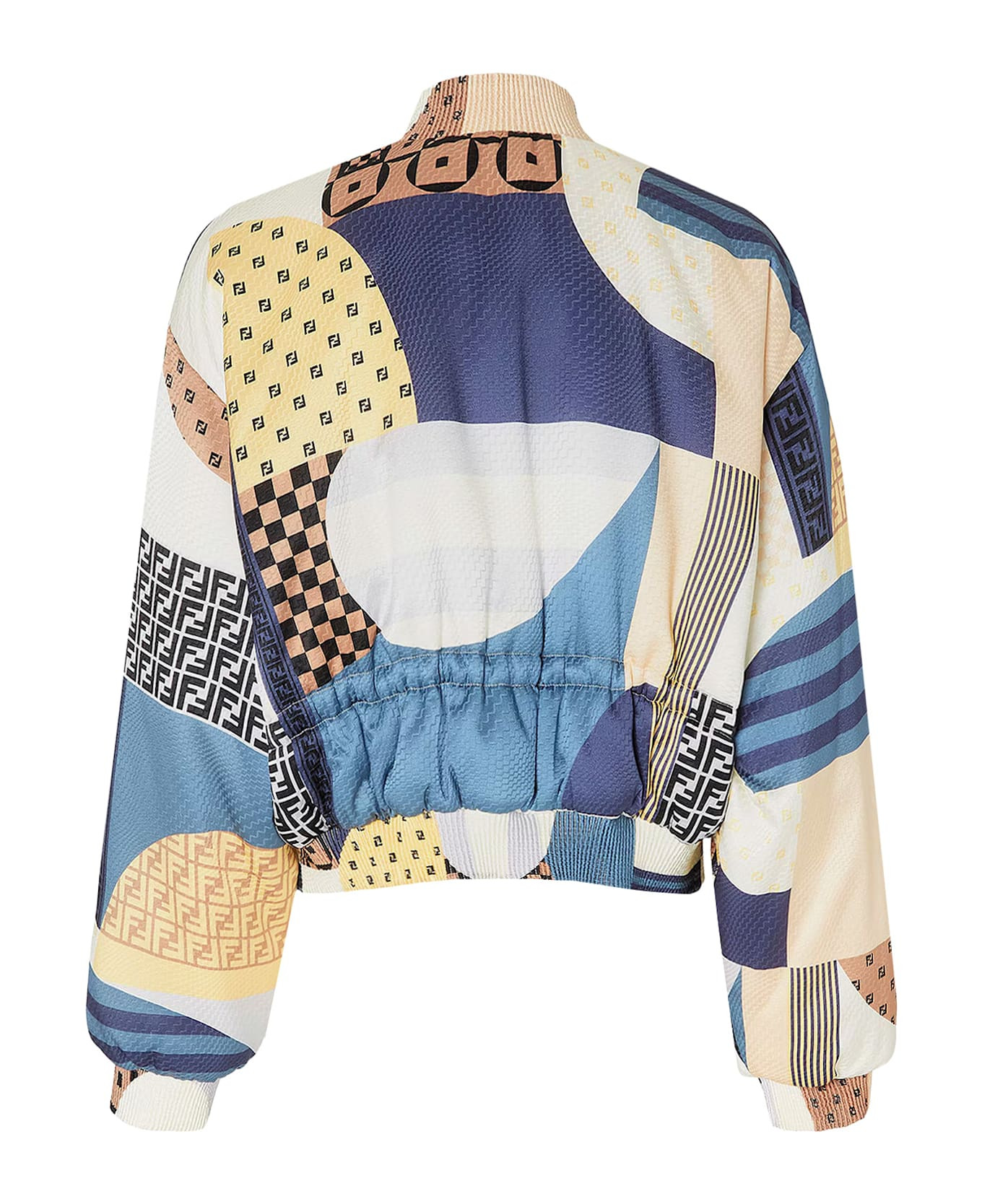 Reversible Patchwork Silk Bomber - 2