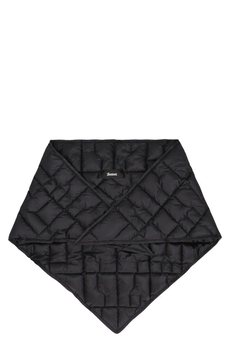 Herno Laminar Scarf In Quilted Ripstop - 1