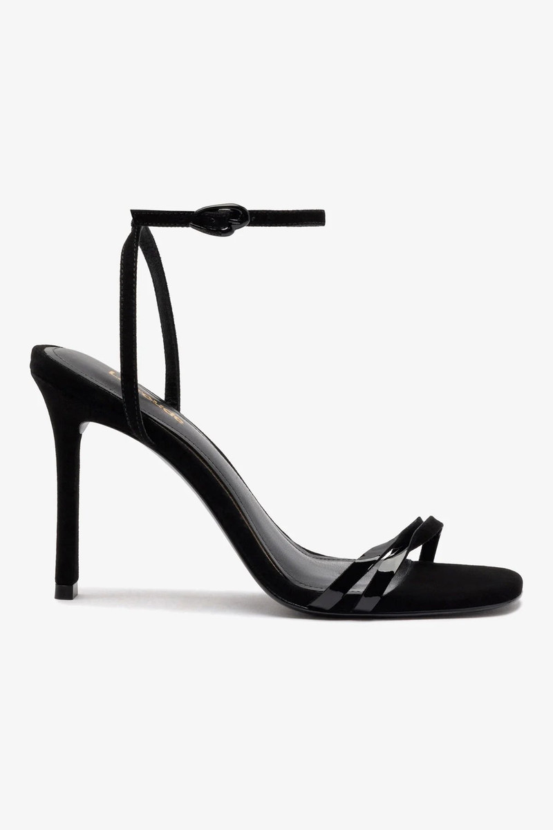Vesper Sandal In Black Suede 1