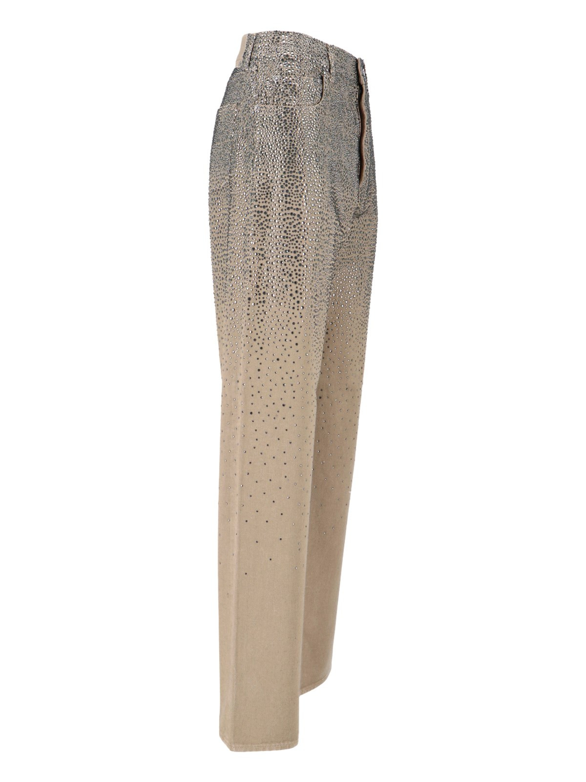 STRAIGHT JEANS WITH RHINESTONES - 3
