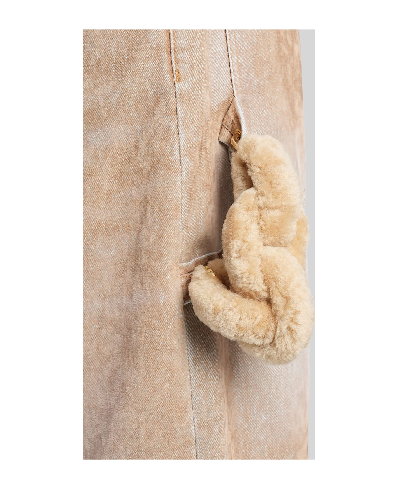 Lisa Jeans In Beige Denim - 5