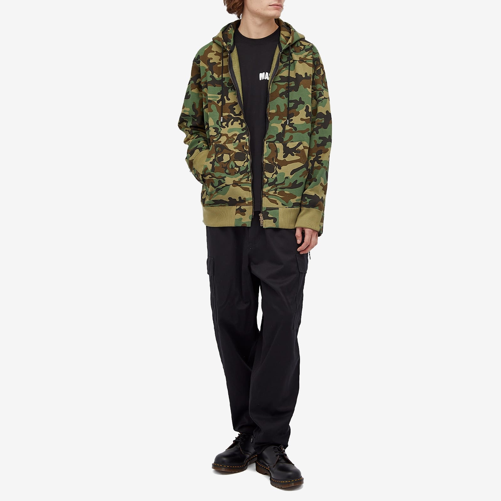MASTERMIND WORLD Camo Full Zip Hoodie - 4