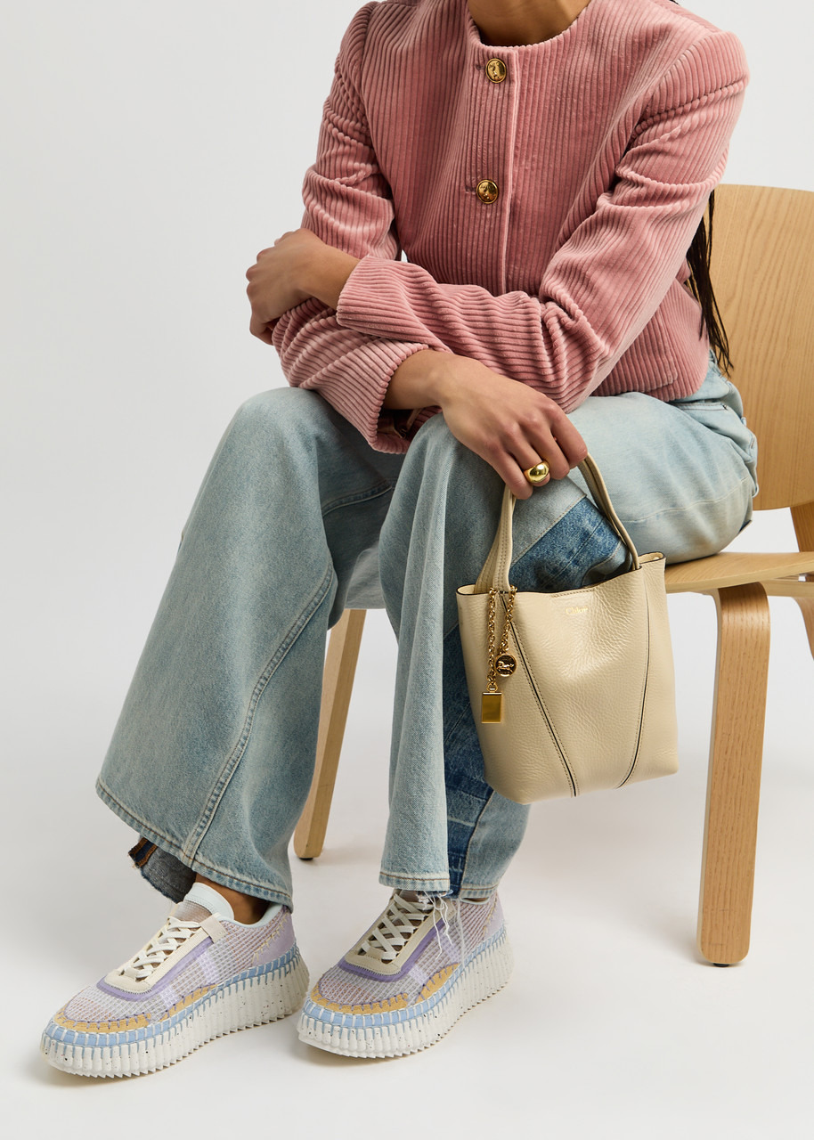 Chloe Nama Panelled Knitted Sneakers - 5