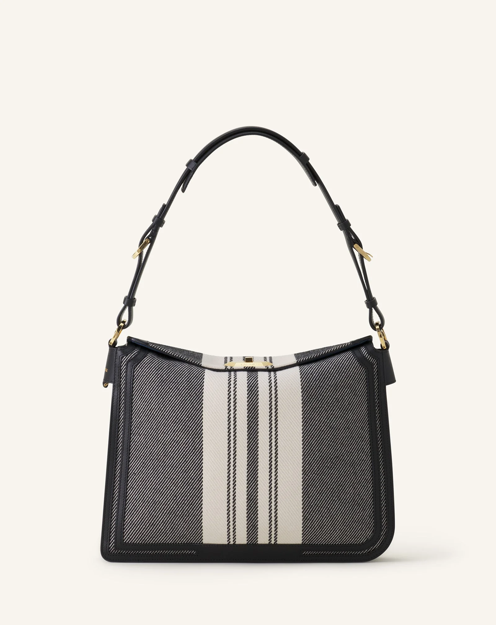 COMPAGNON BAG IN STRIPED CANVAS - 1