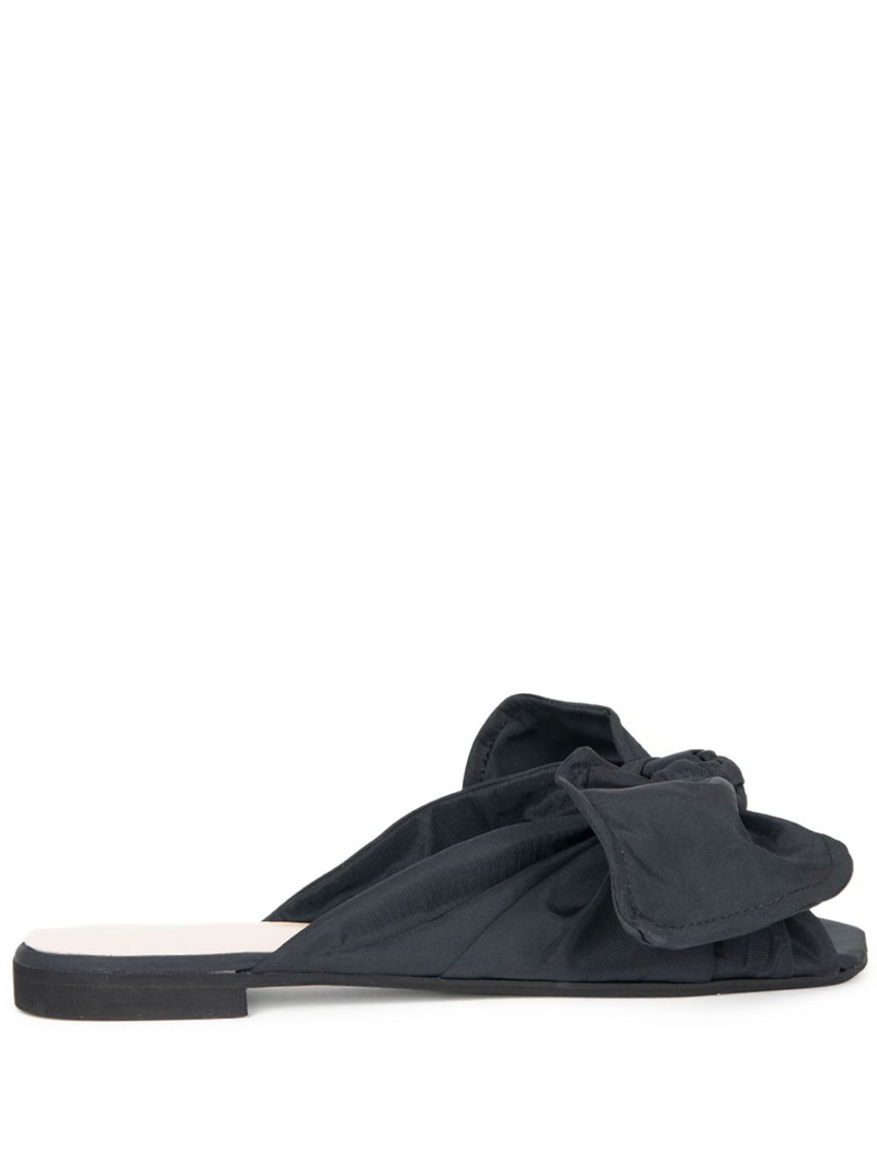 bow-detail sandals 1