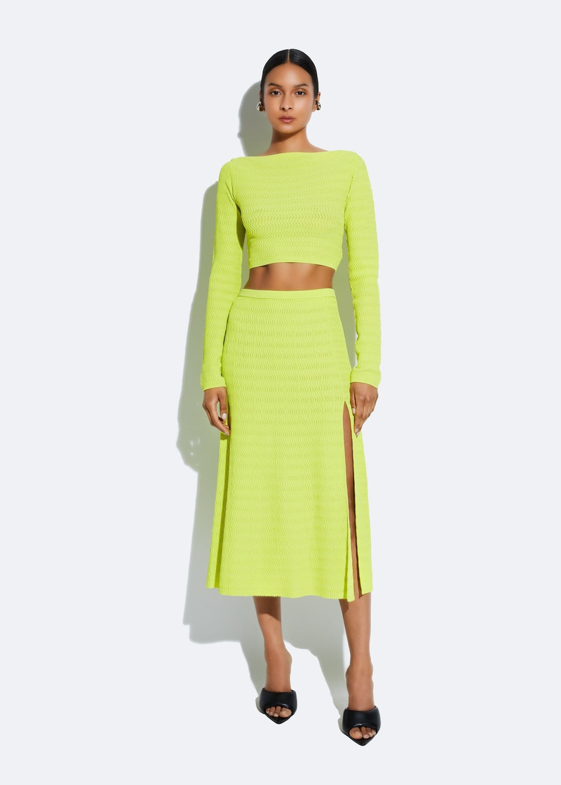 LAPOINTE Matte Viscose Skirt outlook