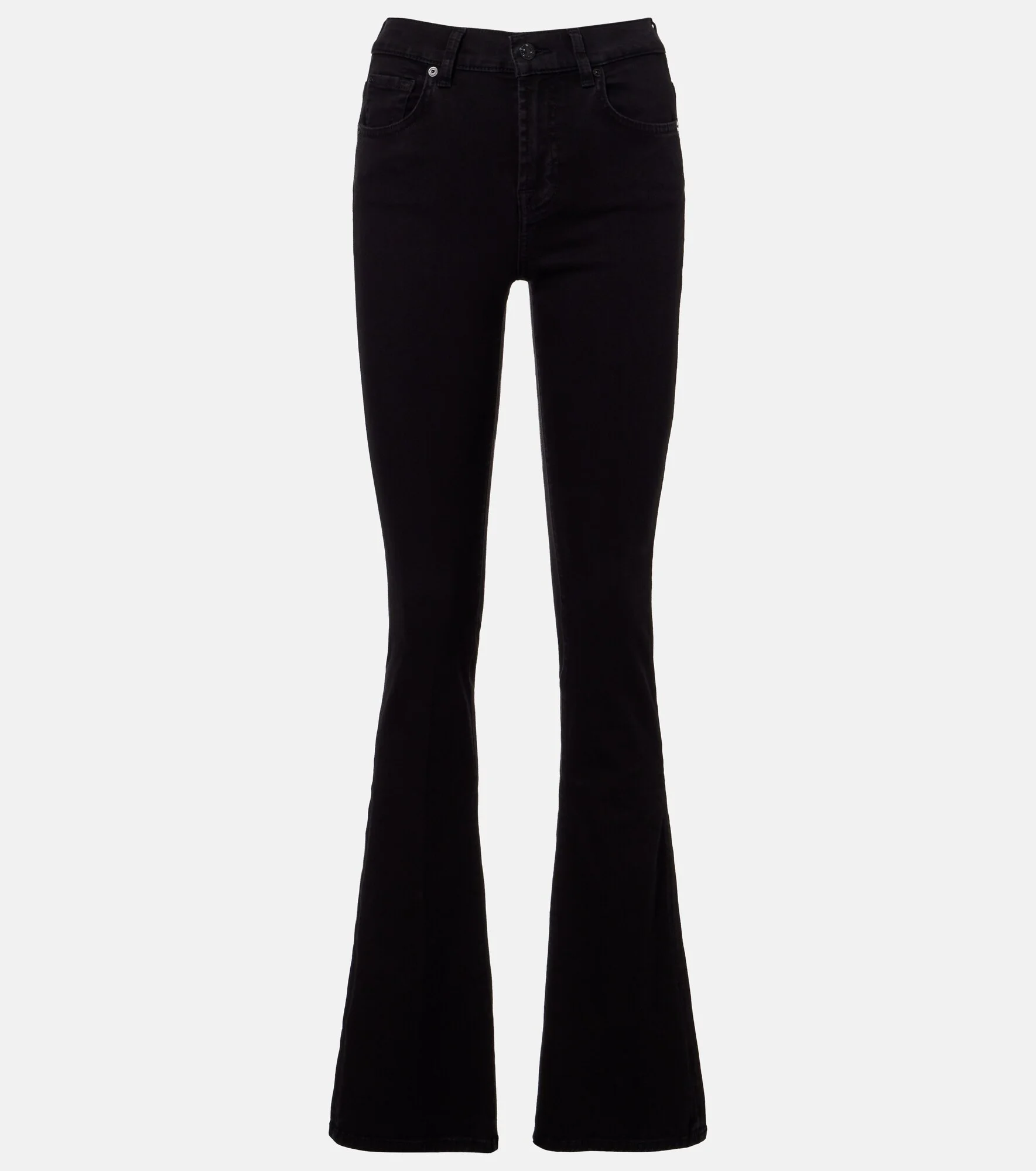 Mid-rise bootcut jeans - 1