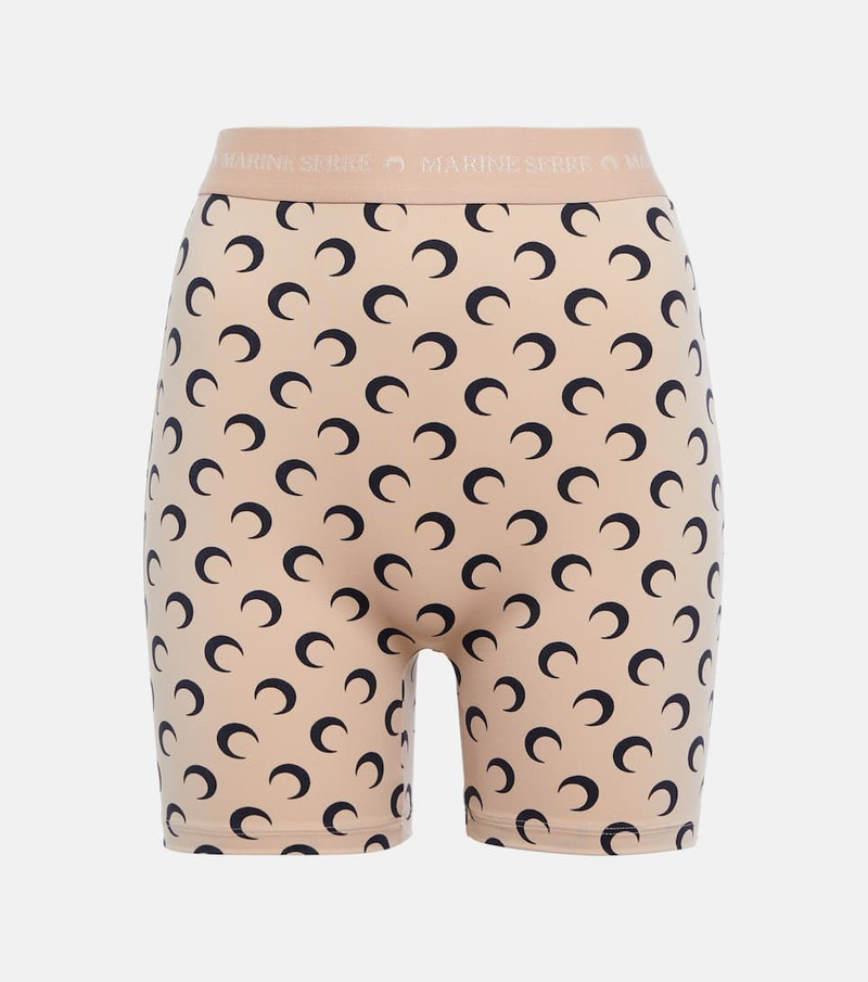 Printed jersey biker shorts 1