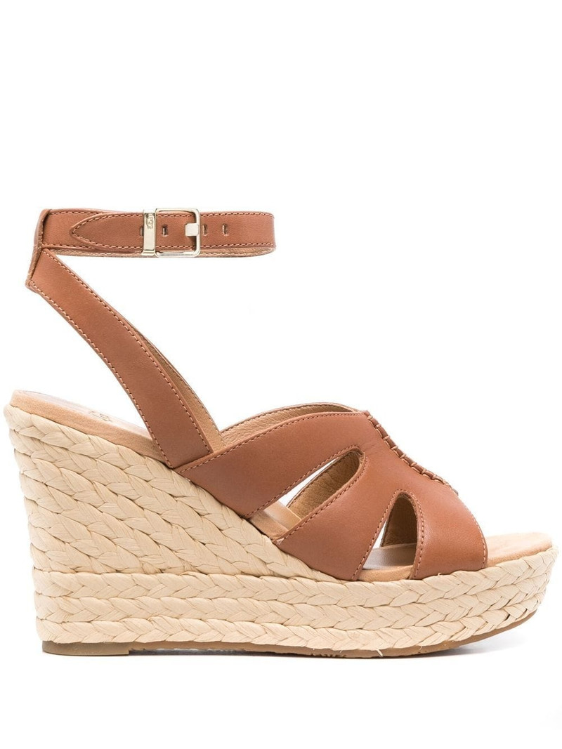 braided-wedge heeled sandals 1