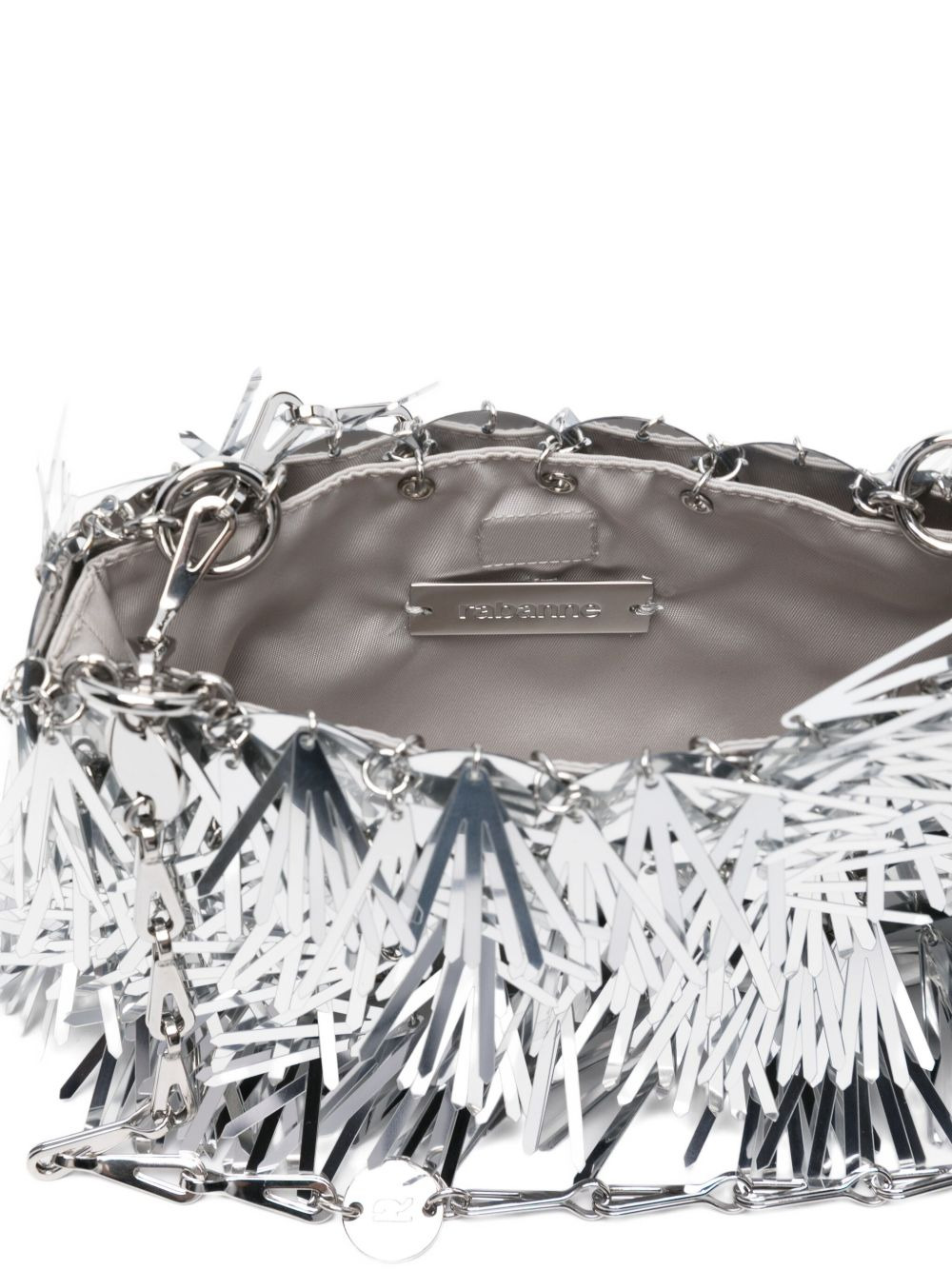 sequin-embellished chain shoulder bag - 4