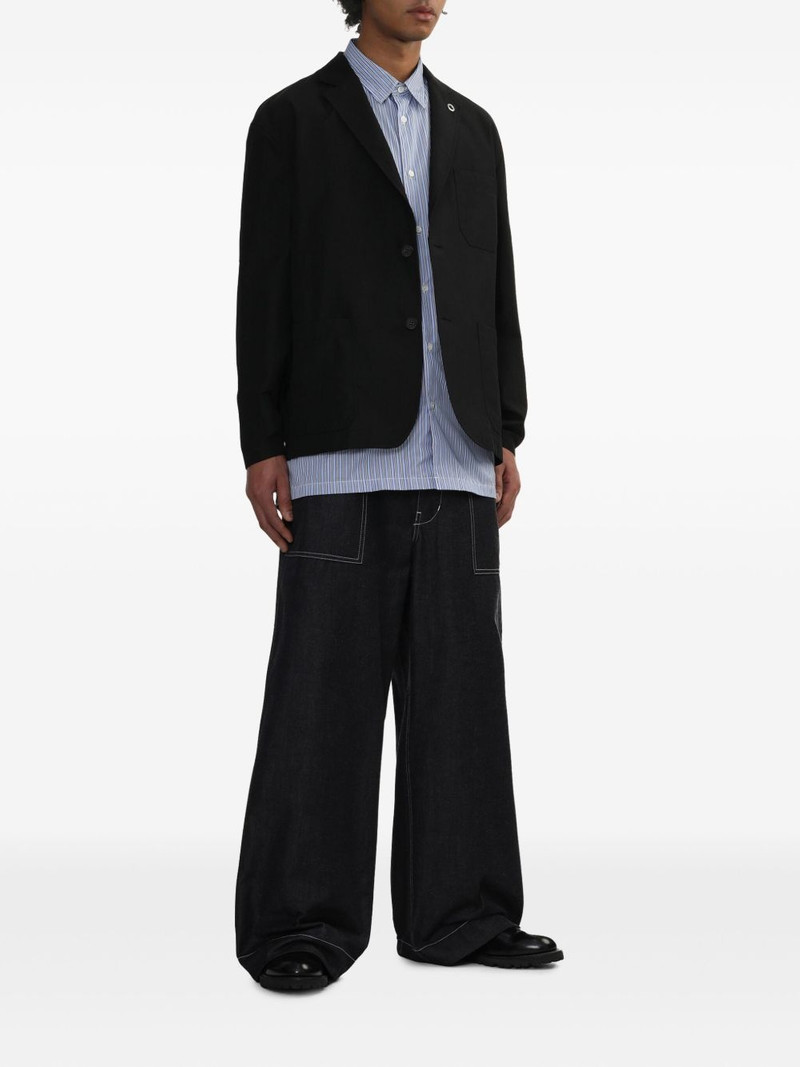 Comme des Garçons Homme single-breasted blazer outlook