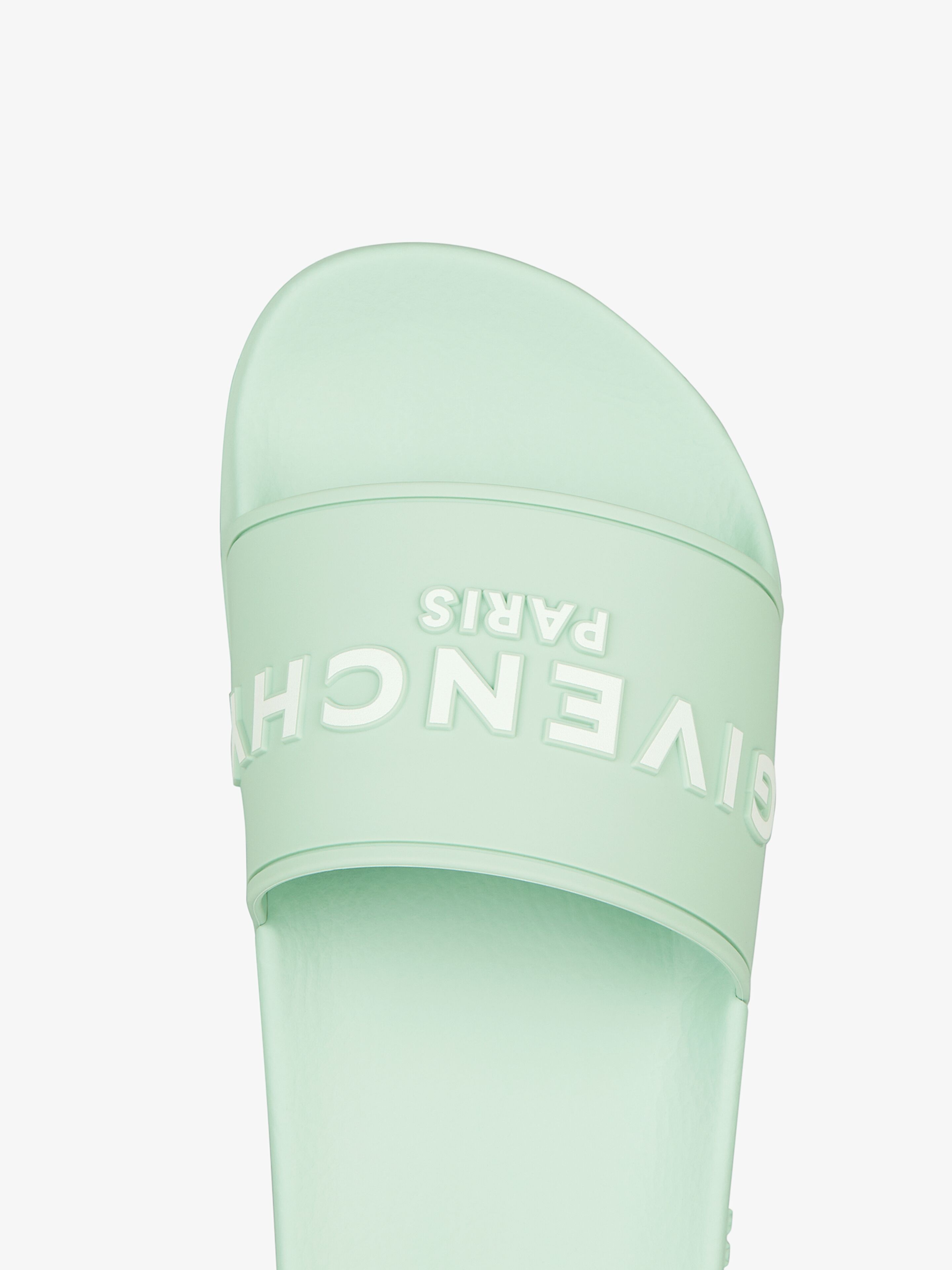 SLIDE FLAT SANDALS IN RUBBER - 6