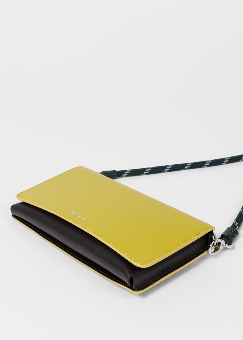 Leather Colour Block Phone Wallet 5