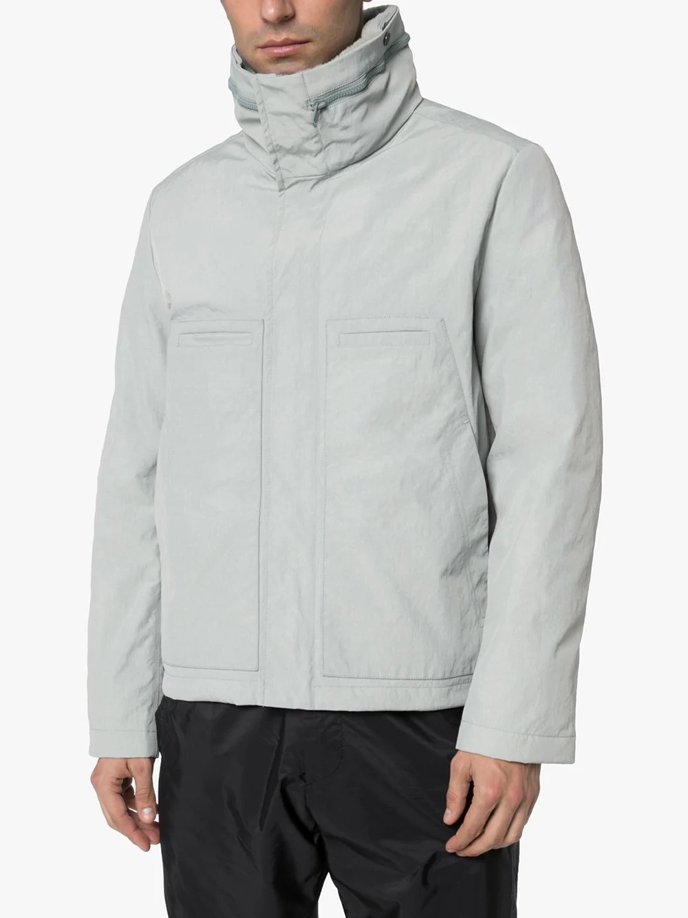 zip-front puffer jacket - 3