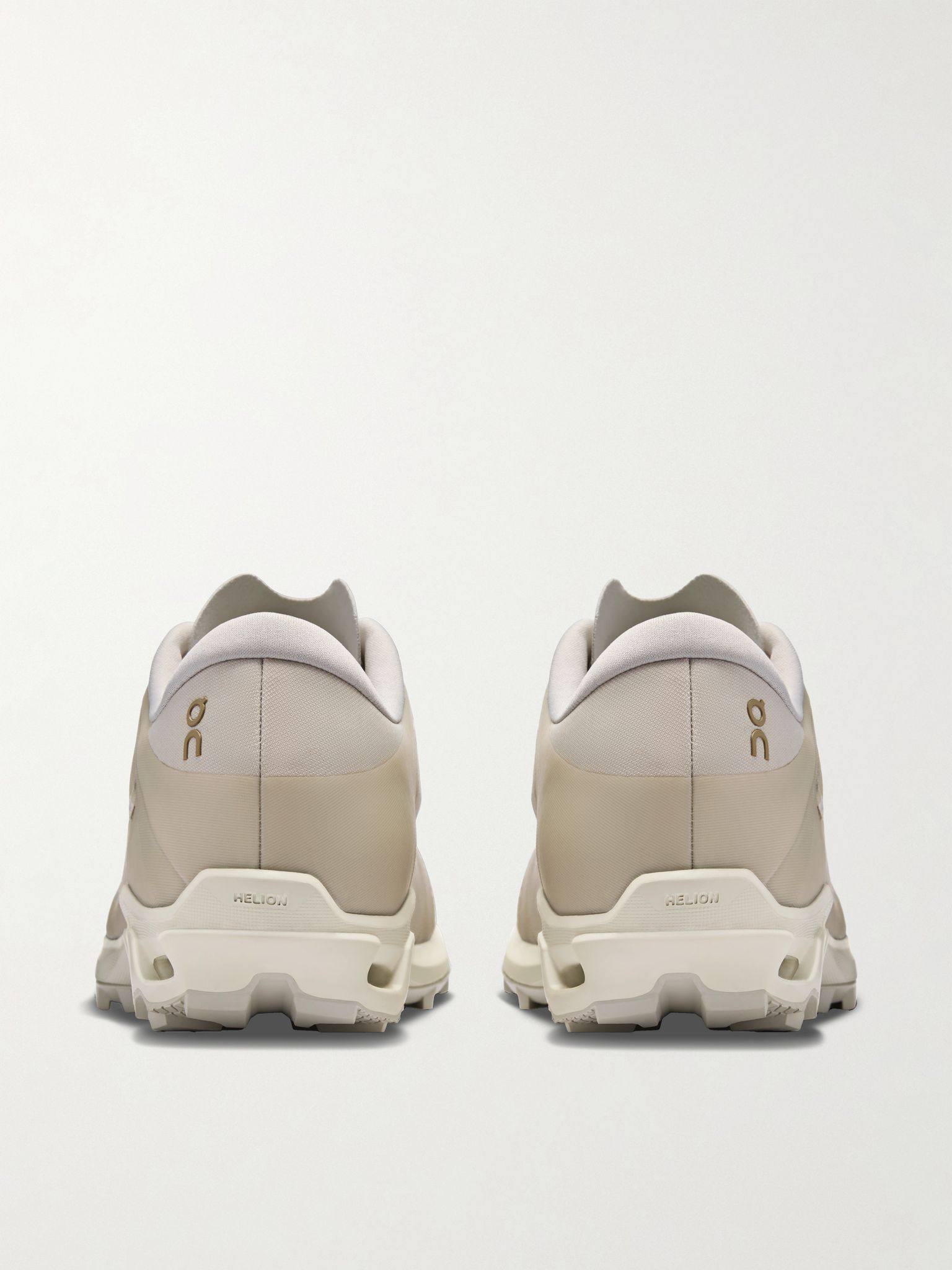 + POST ARCHIVE FACTION Cloudventure Peak Rubber-Trimmed Recycled-Mesh Running Sneakers Beige - 3