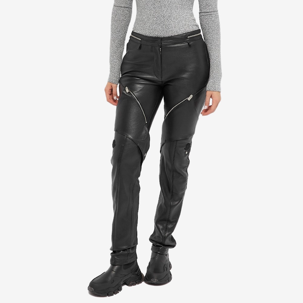 Moncler Genius x Alyx Leather Zip Trouser - 3