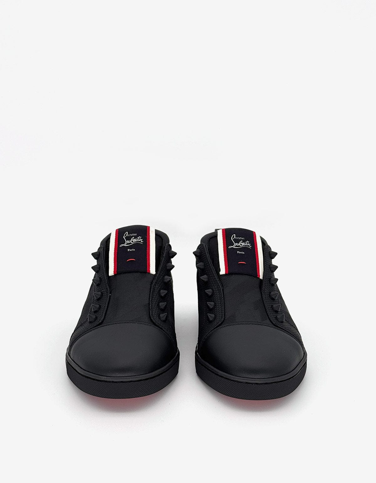 Christian Louboutin F.A.V Fique A Vontade Germoetric Black Trainers - 4