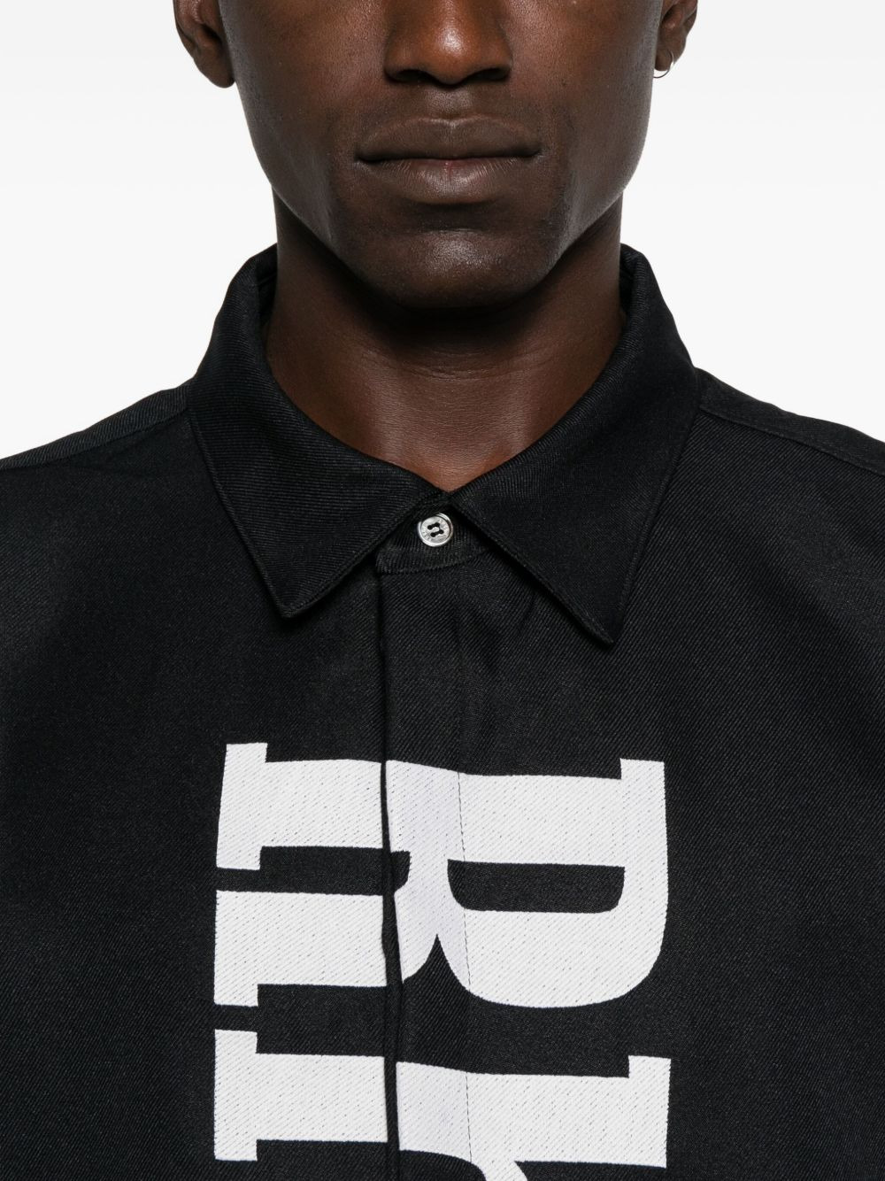 logo-print shirt - 5