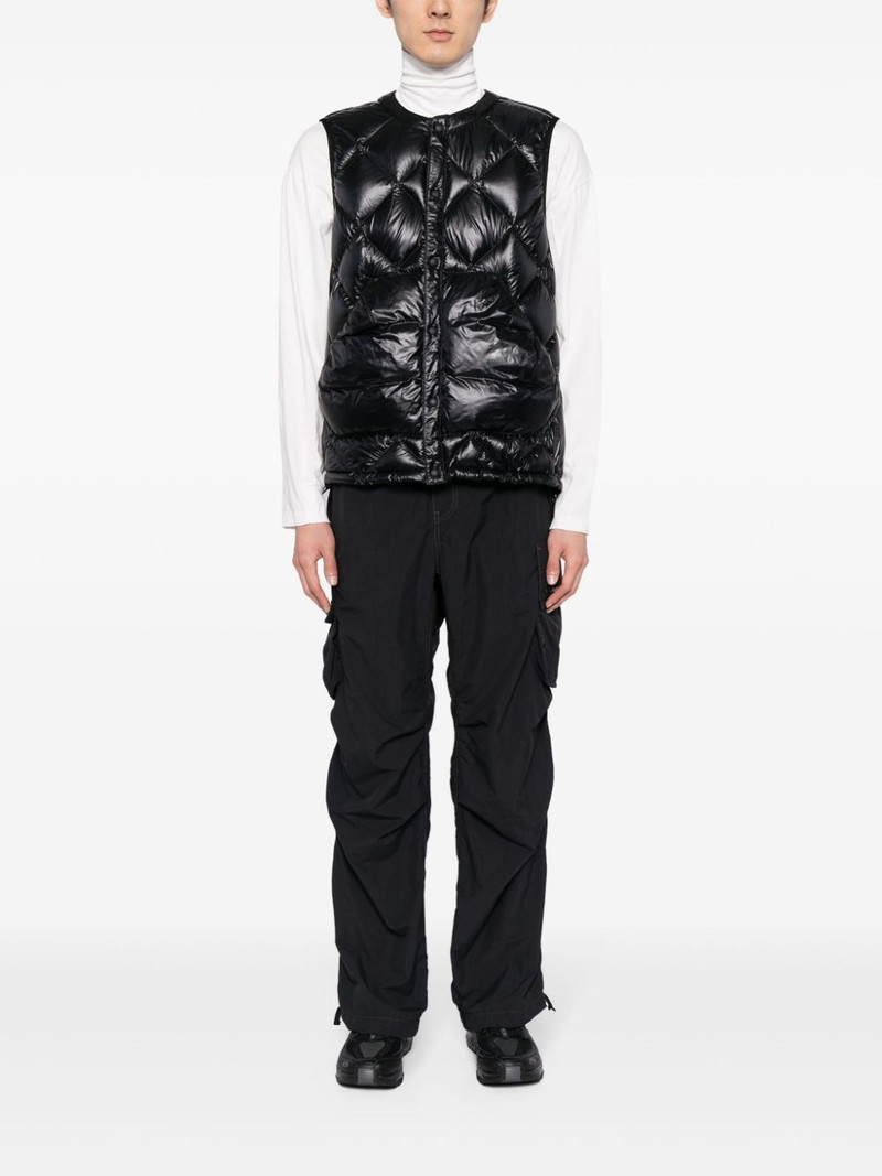 and Wander diamond-quilted padded gilet outlook