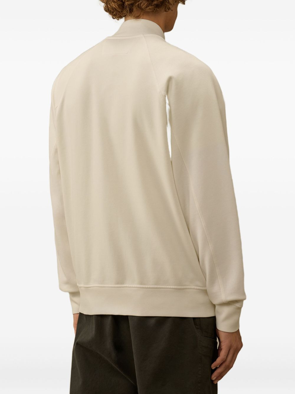 pocket-detail zip-up sweatshirt - 4