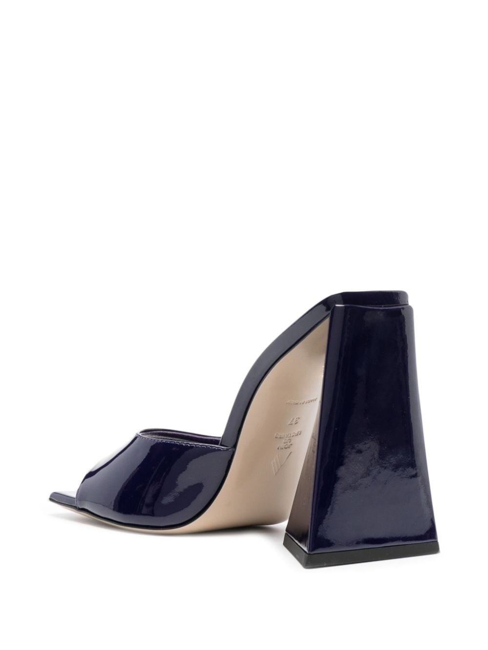 Devon 115mm patent-leather mules - 3